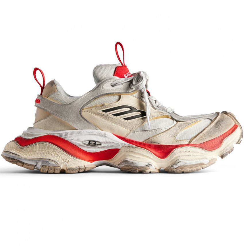 Кроссовки Balenciaga Cargo Sneaker Worn-Out - Beige Redкроссовки