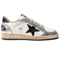 КЕДЫ  GOLDEN GOOSE  BALL STAR in White Nappa with Laminated Inserts