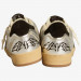 КЕДЫ  GOLDEN GOOSE  BALL STAR  in Silver Leather with Black Suede Star and Heel Tab