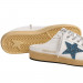 КЕДЫ  GOLDEN GOOSE BALL STAR  Sabot in White Nappa with Blue Crystal Star