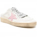 КЕДЫ  GOLDEN GOOSE BALL STAR  Sabot in White Nappa with Old Rose Leather Star