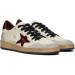 КЕДЫ  GOLDEN GOOSE  BALL STAR  with Cherry Crocodile Star and Heel Tab