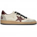 КЕДЫ  GOLDEN GOOSE  BALL STAR  with Cherry Crocodile Star and Heel Tab