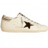 КЕДЫ  GOLDEN GOOSE 'SUPERSTAR' Black Star and Zebra Print Heel Tab