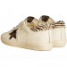 КЕДЫ  GOLDEN GOOSE 'SUPERSTAR' Black Star and Zebra Print Heel Tab
