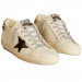КЕДЫ  GOLDEN GOOSE 'SUPERSTAR' Black Star and Zebra Print Heel Tab