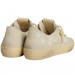 КЕДЫ  GOLDEN GOOSE V-Star in Ice-Gray Suede with White Star and Floral Embroidery