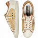 КЕДЫ  GOLDEN GOOSE  'SUPERSTAR'  in White Leather and Raffia with Brick-Red Star and Inserts