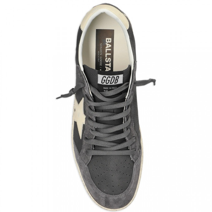 КЕДЫ GOLDEN GOOSE BALL STAR  Mens Sneakers Antracite