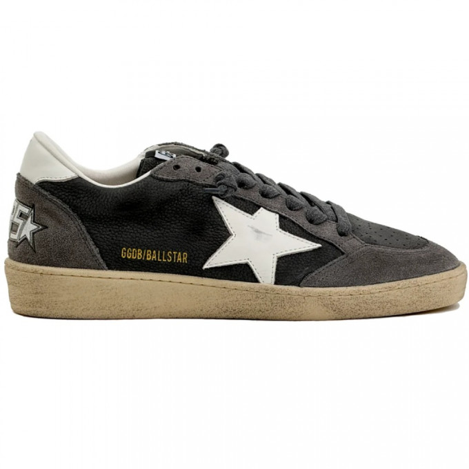КЕДЫ GOLDEN GOOSE BALL STAR Mens Sneakers Antracite КЕДЫ GOLDEN GOOSE BALL STAR Mens Sneakers Antracite