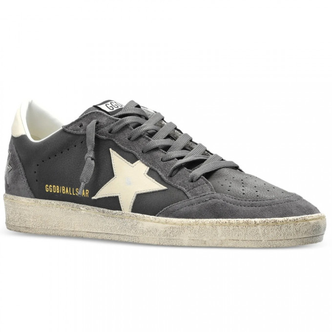 КЕДЫ GOLDEN GOOSE BALL STAR  Mens Sneakers Antracite