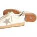 КЕДЫ GOLDEN GOOSE BALL STAR Nappa leather with Grey Nubuck star and Grey heel tab