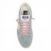 КЕДЫ  GOLDEN GOOSE  BALL STAR Powder-blue suede with Cream colored leather star