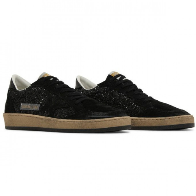 КЕДЫ  GOLDEN GOOSE  BALL STAR  Wmns Black Glitter