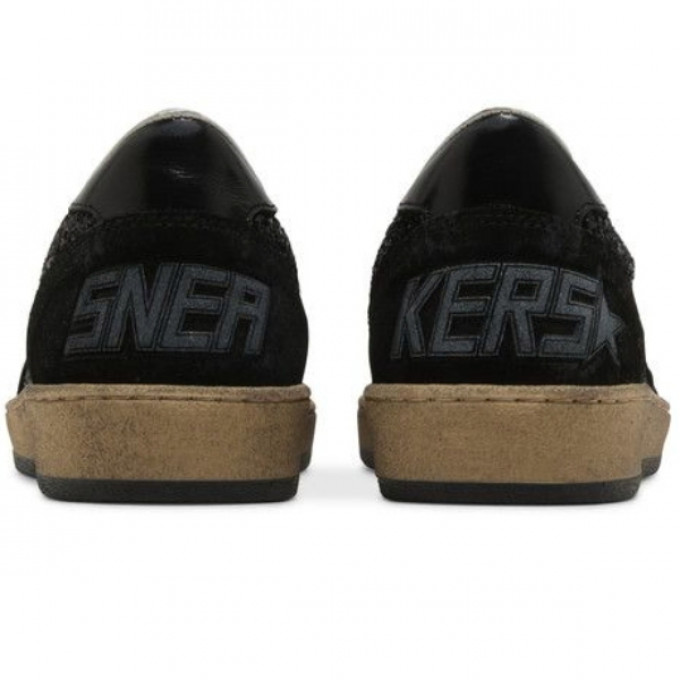 КЕДЫ  GOLDEN GOOSE  BALL STAR  Wmns Black Glitter
