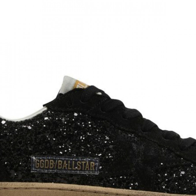 КЕДЫ  GOLDEN GOOSE  BALL STAR  Wmns Black Glitter