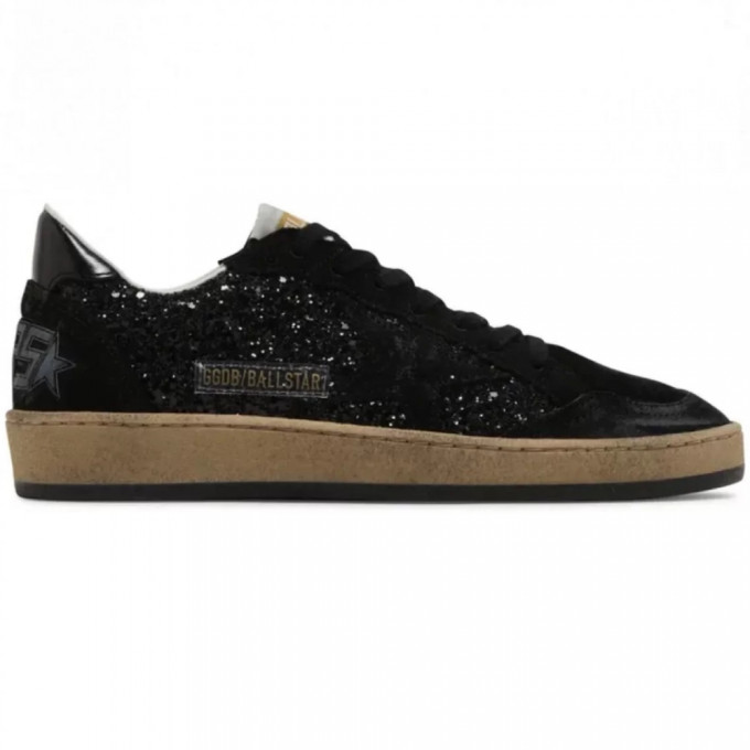 КЕДЫ  GOLDEN GOOSE  BALL STAR  Wmns Black Glitter