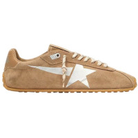КЕДЫ GOLDEN GOOSE Marathon Speed with Tobacco Suede Upper and Silver Star