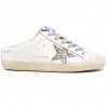 КЕДЫ  GOLDEN GOOSE 'SUPERSTAR'  Sabot with Platinum Glitter Star and Suede Tongue