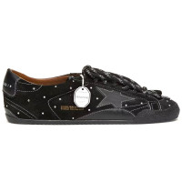 КЕДЫ  GOLDEN GOOSE  True-Star  in Suede with Swarovski Crystal and Black Star