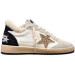 Женские зимние кеды Golden Goose Winter Ball Star с золотой звездой и овчиной