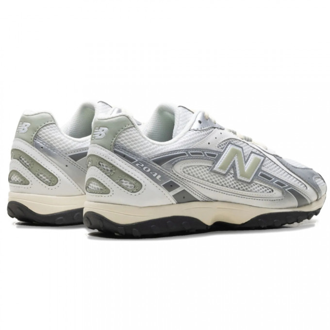 Кроссовки  NEW BALANCE 204L Silver Metallic Sage Green